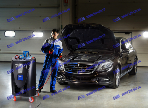 Автоматическая установка для заправки кондиционеров Mercedes-Benz, Audi TEXA Konfort 744, хладагент R744 (CO2)
