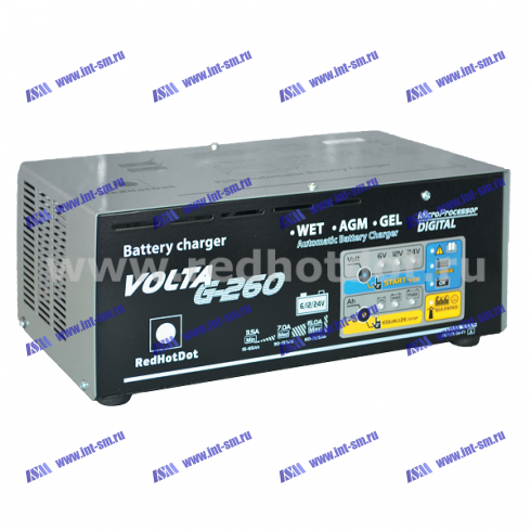 VOLTA G-260 Устройство зарядное микропроцессорное (6-12-24В)